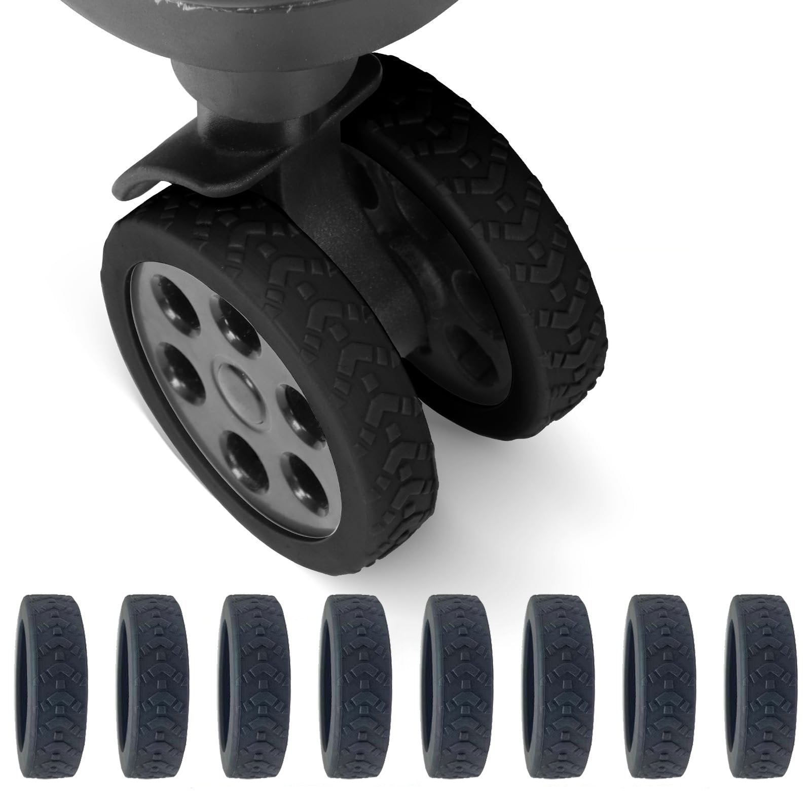 Luggage Suitcase Wheels Protection Covers`