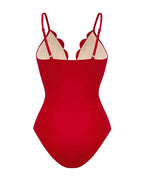 Flower Hollow One Piece Swimsuit and Skirt*
