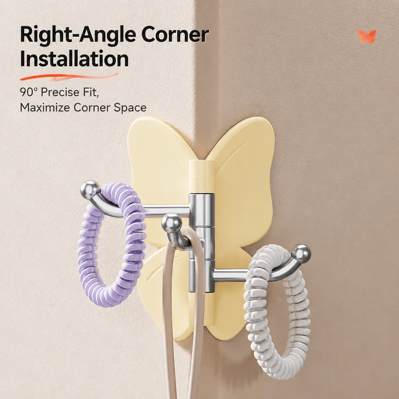 4 Pack Rotating Butterfly Hooks