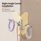 4 Pack Rotating Butterfly Hooks