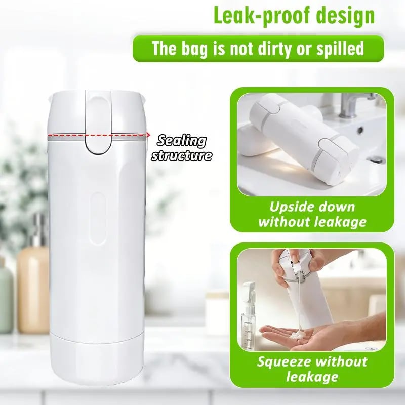 4-in-1 Portable Travel Dispenser Bottle