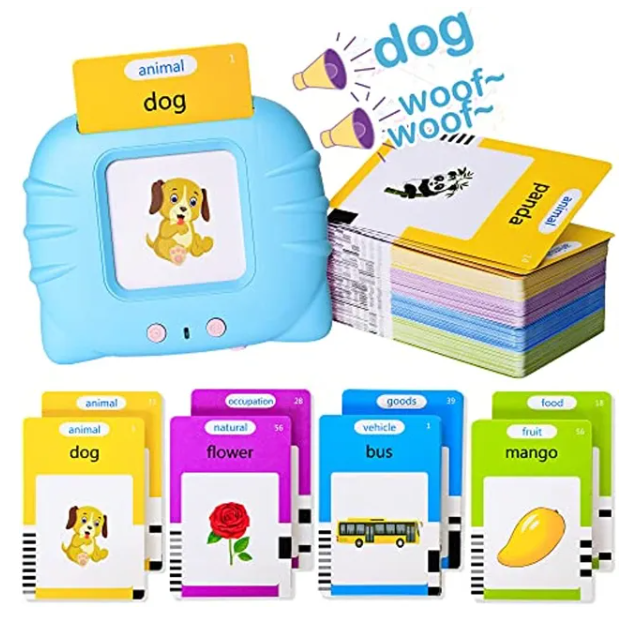 Kids Talking Flash Cards English Learning Language Toy Educational*