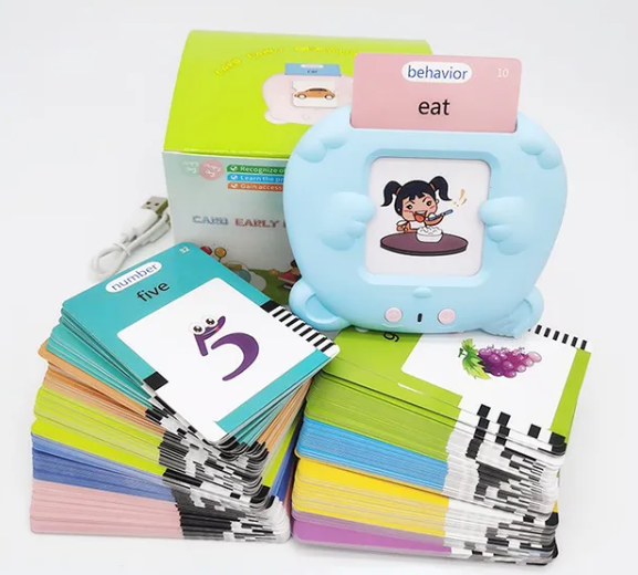 Kids Talking Flash Cards English Learning Language Toy Educational*