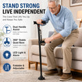 Collapsible Dual Grip Travel Cane