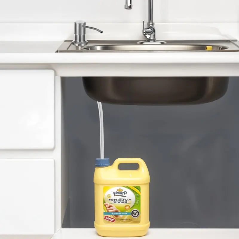 Dish Soap Dispenser for Kitchen Sink (Brushed Nickel)