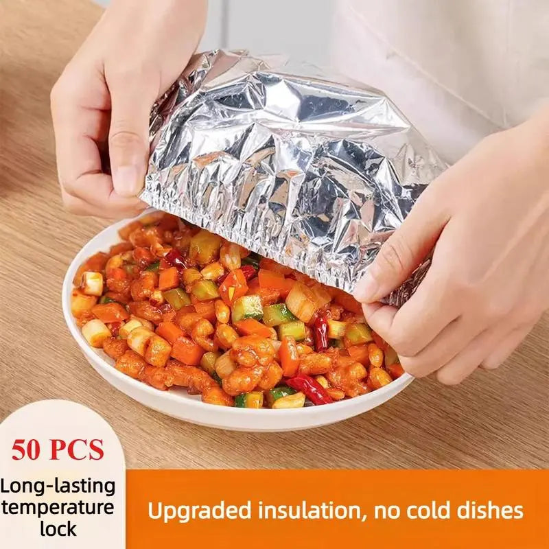 Reusable Aluminum Foil Heat-retaining Cover