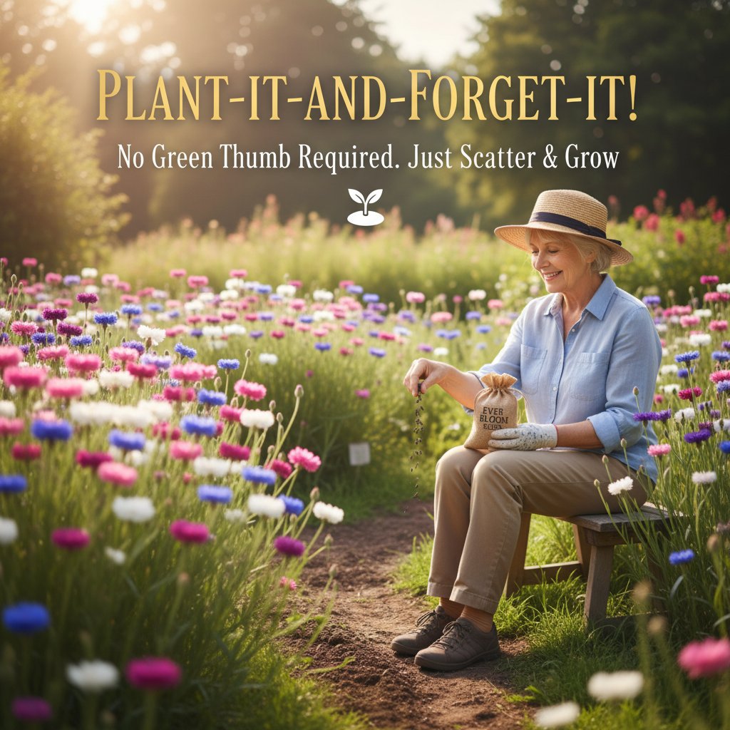 🌱Mixed Cornflower Seeds – Create a Stunning Wildflower Garden