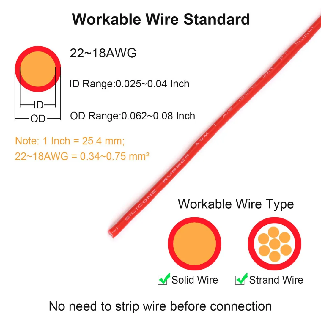 🏆Double-wire Plug-in Connector With Locking Buckle🔩