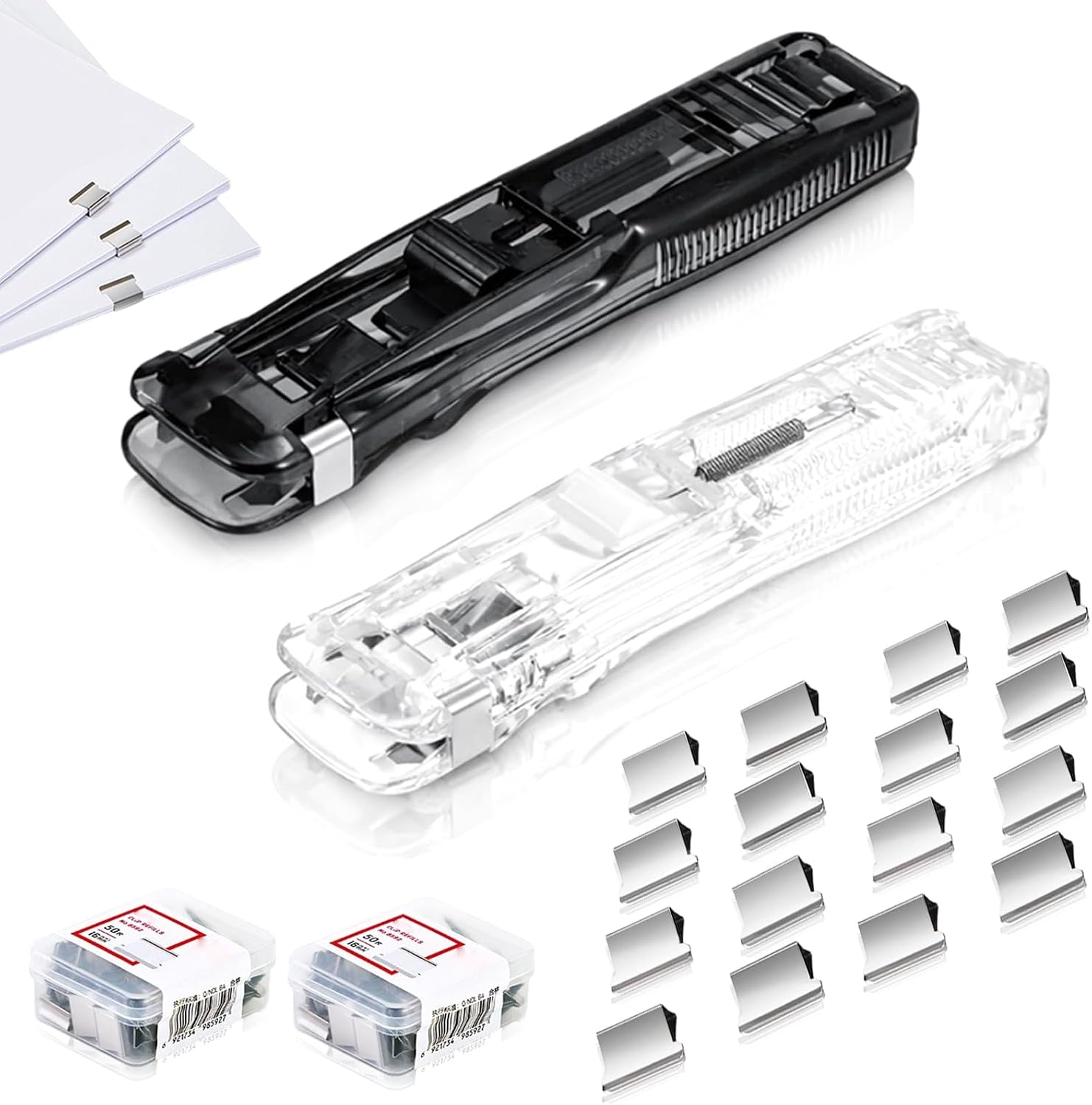 Portable Binder Clip Stapler