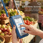 Touchscreen Crossbody Phone Wallet With Card Slots