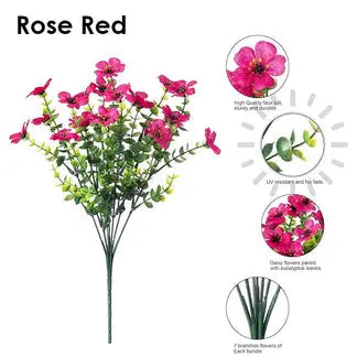 UV Resistant Colorful Artificial Flower