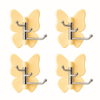 4 Pack Rotating Butterfly Hooks