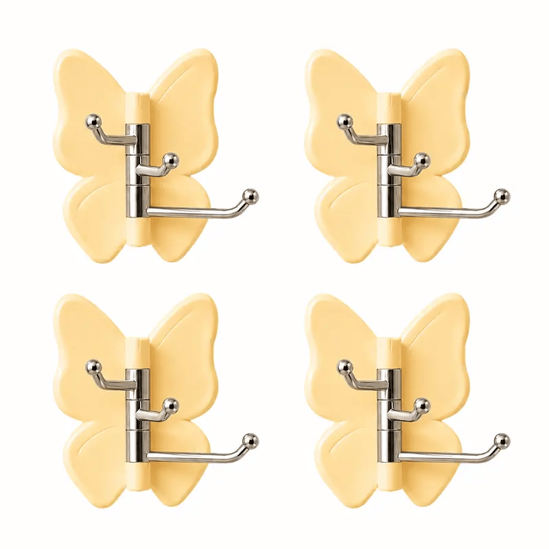 4 Pack Rotating Butterfly Hooks