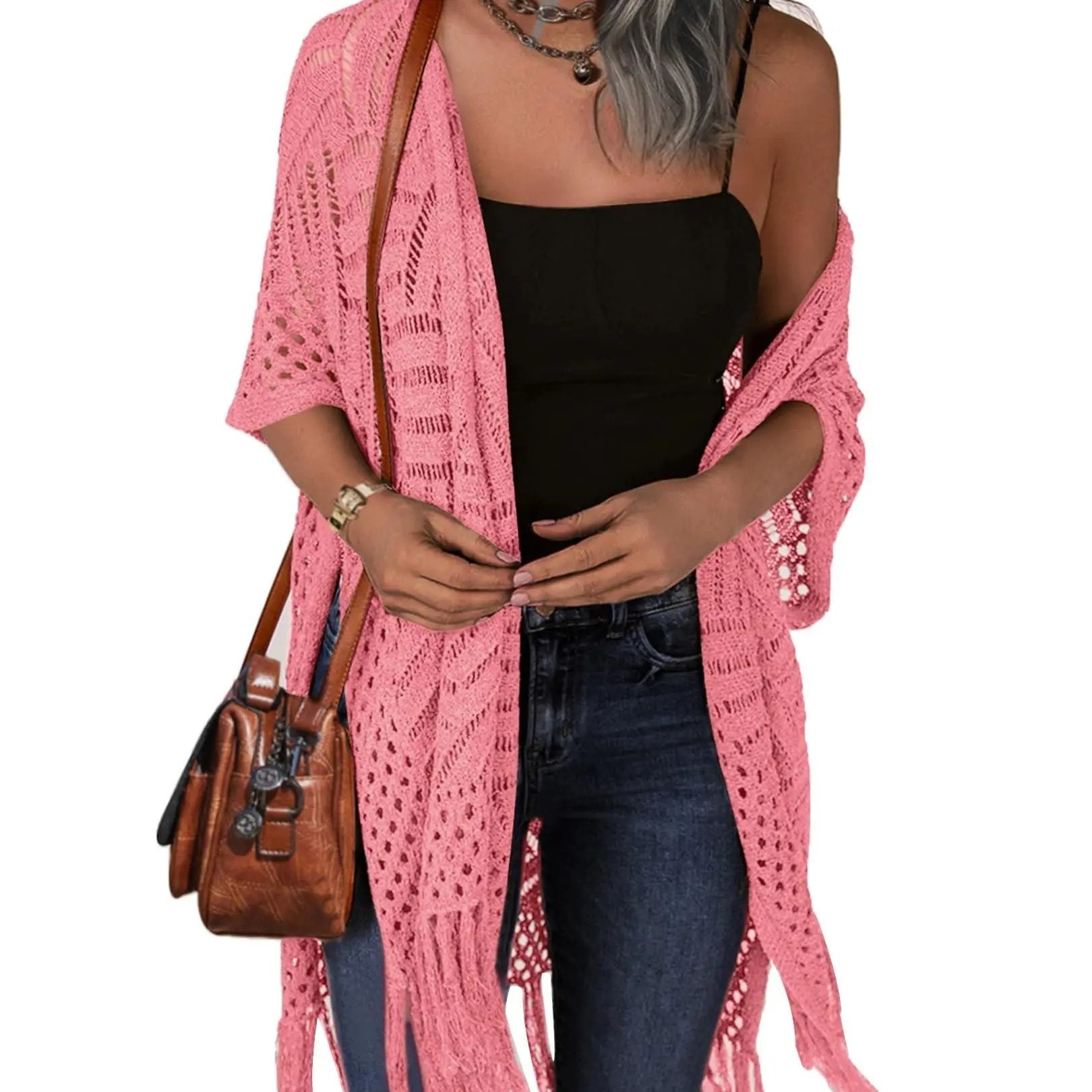 Women's Loose Plus Size Knitted Cardigan