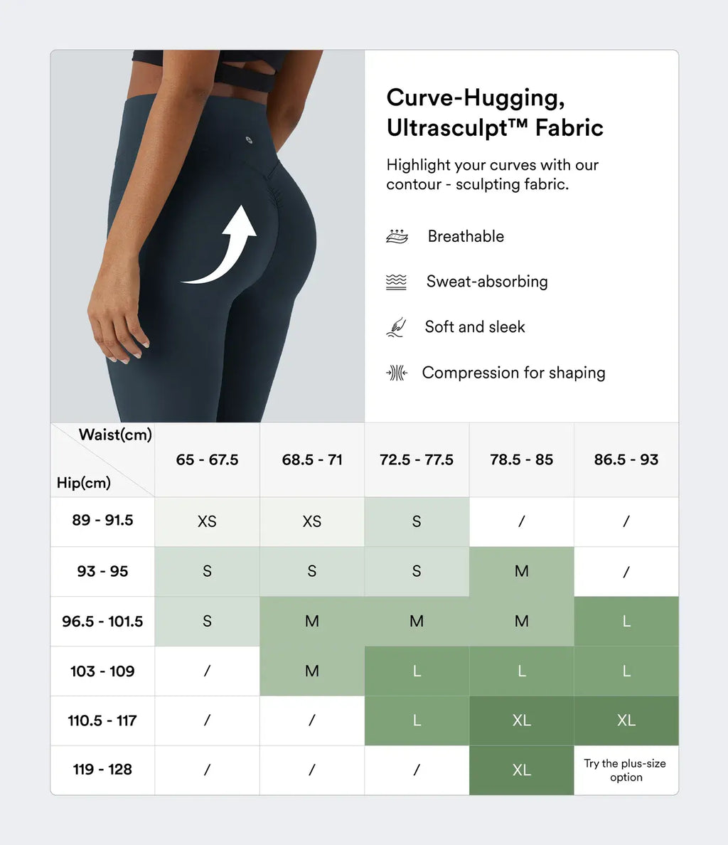 High Waisted Butt Lifting Tummy Control Leggings with Side Pocket