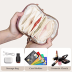 Portable Travel Jewelry Zippered Pocket Case*