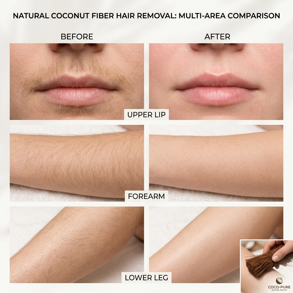Gentle Growth Inhibition: Coconut Hair Removal Cream