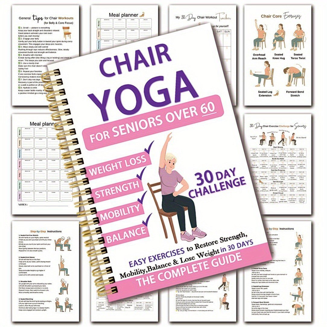 The Complete Guide to Chair Yoga for Seniors Over 60*