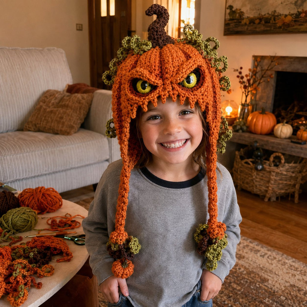 Halloween Monster Hood DIY Crochet Kit