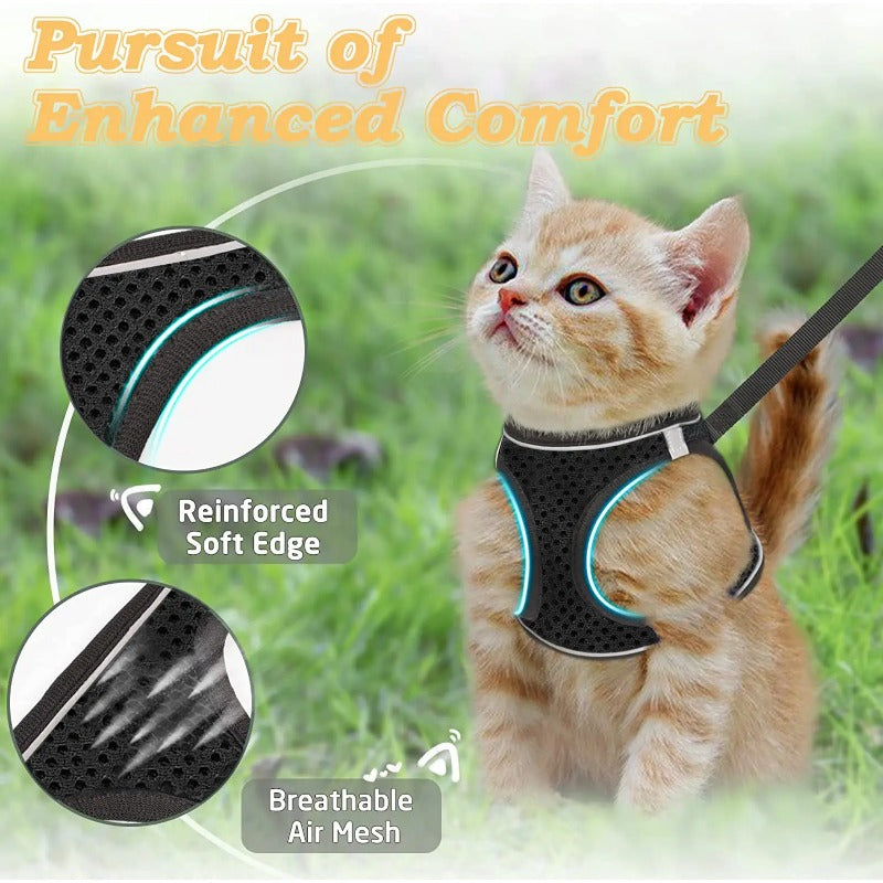 Pet Escape Proof Soft Mesh Harness