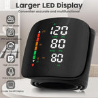 LED Wrist Blood Pressure Monitor, Adjustable Health Tracker
