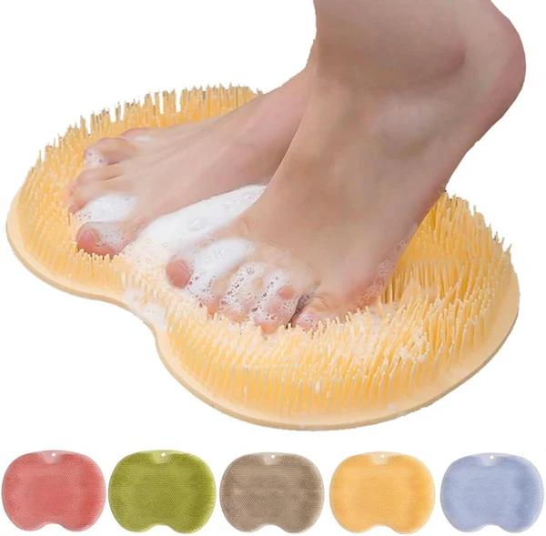 Luxurious Hands Free Silicone Foot Scrubber Mat