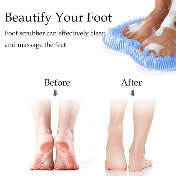 Luxurious Hands Free Silicone Foot Scrubber Mat
