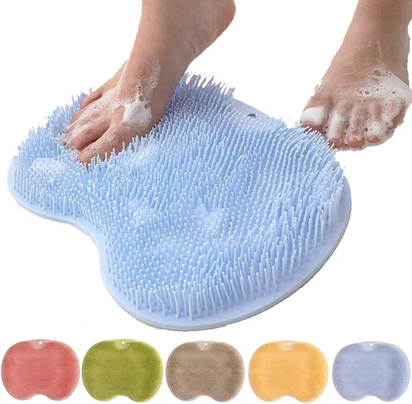 Luxurious Hands Free Silicone Foot Scrubber Mat