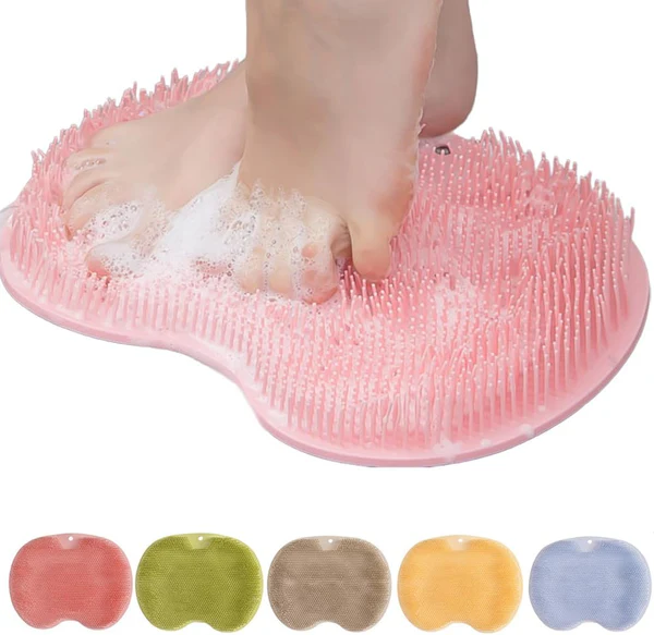 Luxurious Hands Free Silicone Foot Scrubber Mat