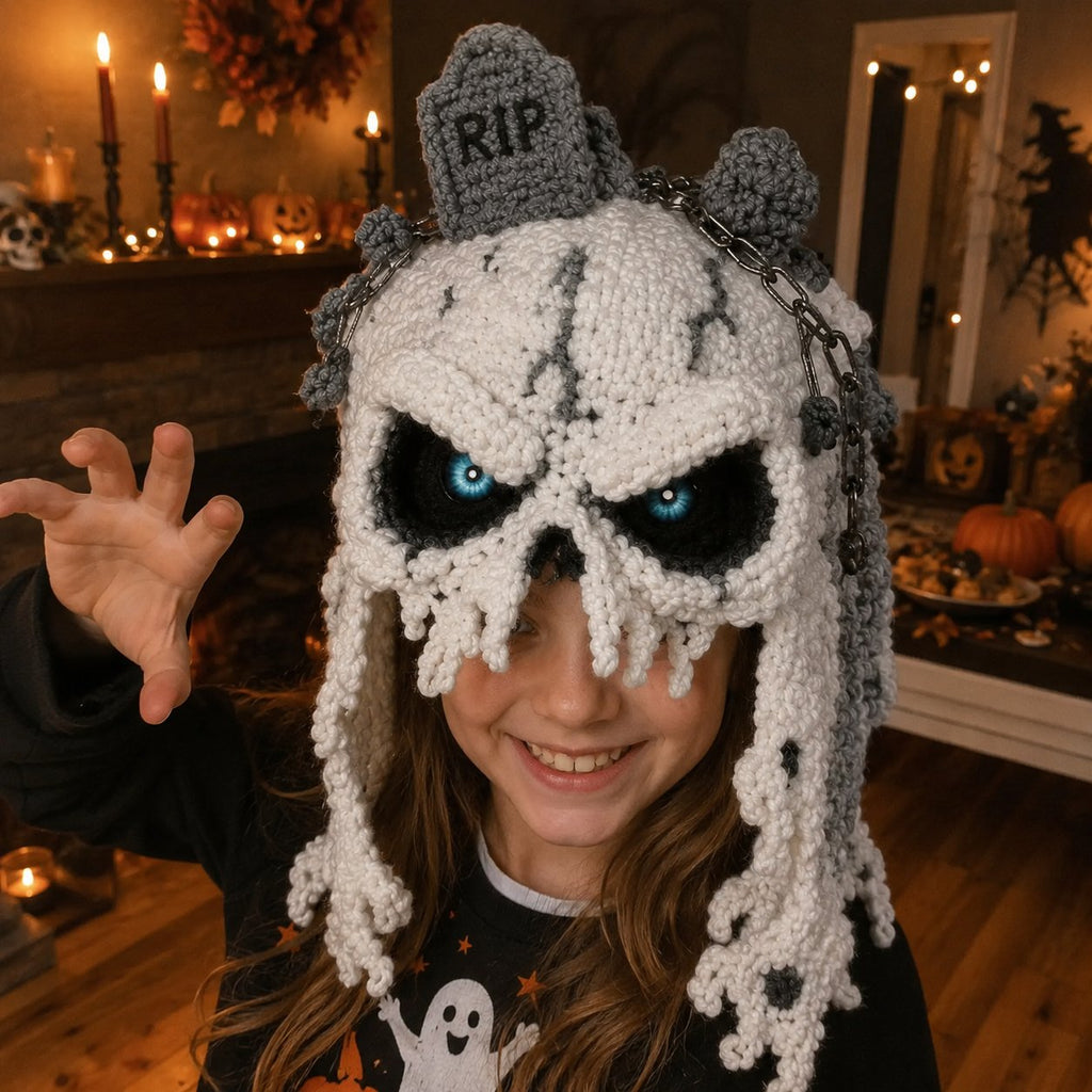 Halloween Monster Hood DIY Crochet Kit