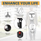 Collapsible Dual Grip Travel Cane
