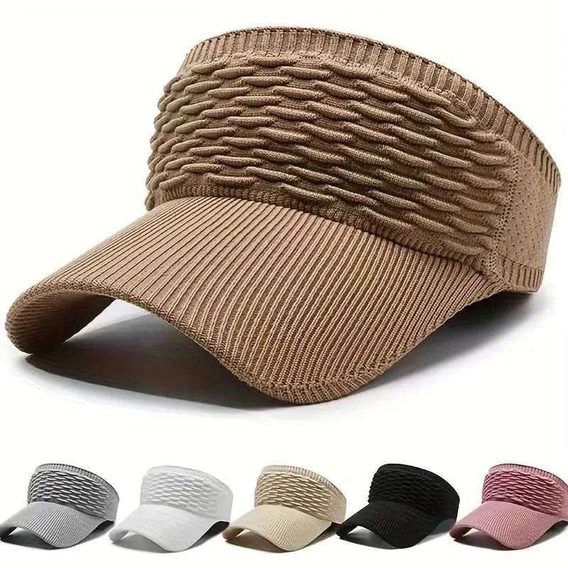 Women's High Ponytail Sun Visor Hat