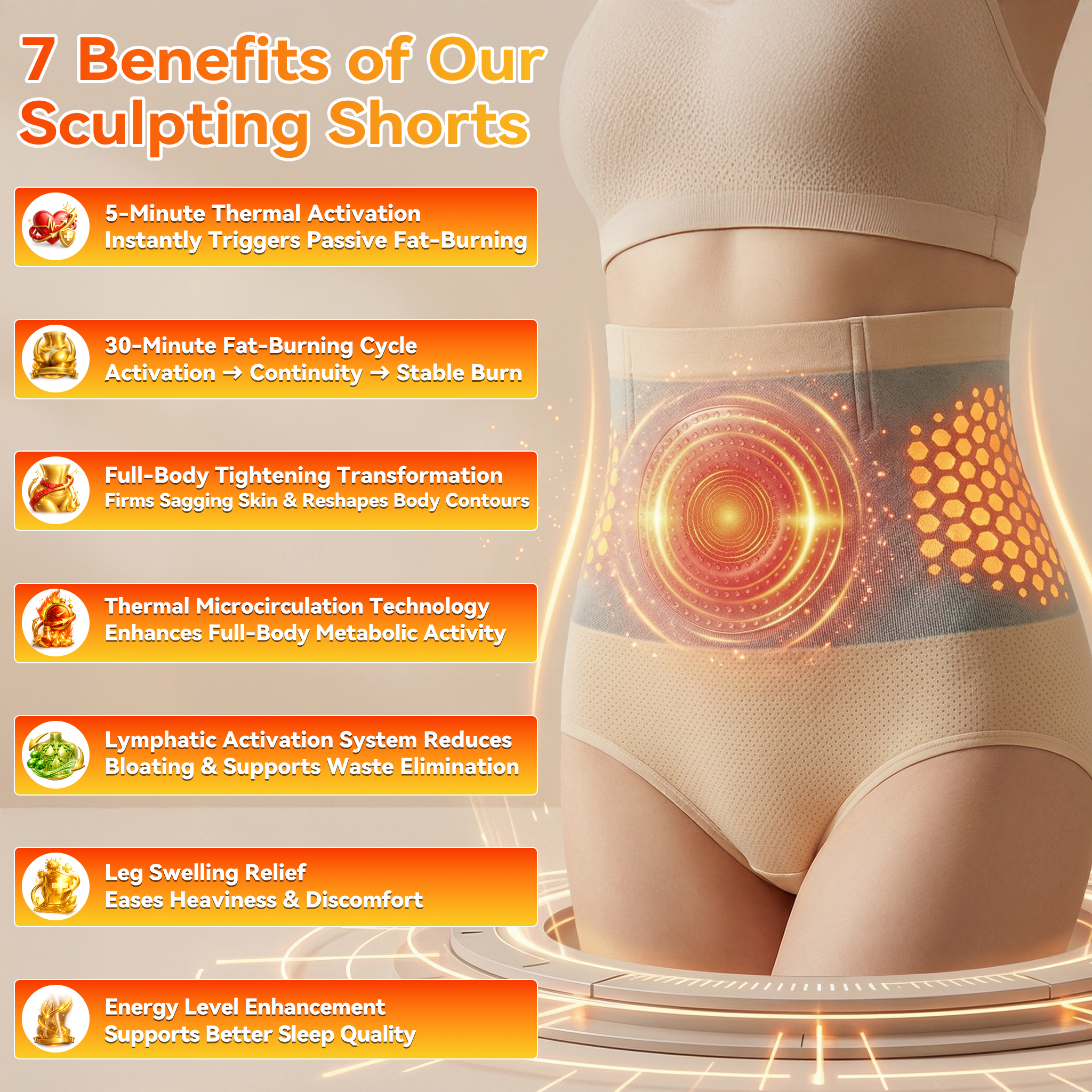 💃 Transform Your Body – HOOMWELL® Micro-Particle Fat-Burning Shorts