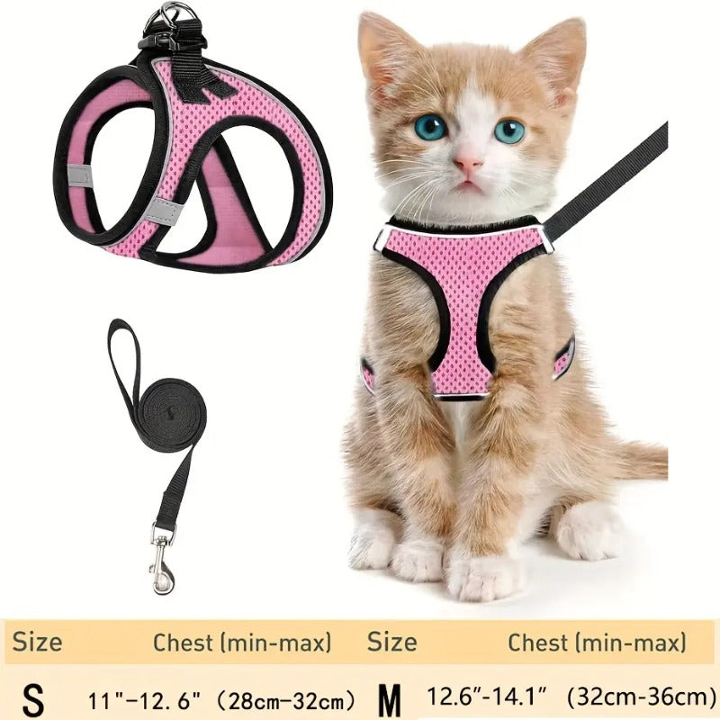 Pet Escape Proof Soft Mesh Harness