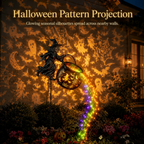 Halloween Witch Cauldron Garden Light