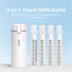 4-in-1 Portable Travel Dispenser Bottle