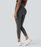 High Waisted Butt Lifting Tummy Control Leggings with Side Pocket