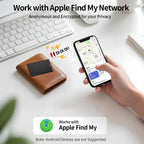 Slim Bluetooth Tracker Card | Apple MFi Certified | Works with Find My Phone*