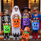 Halloween Candy Bucket with LED Lights`