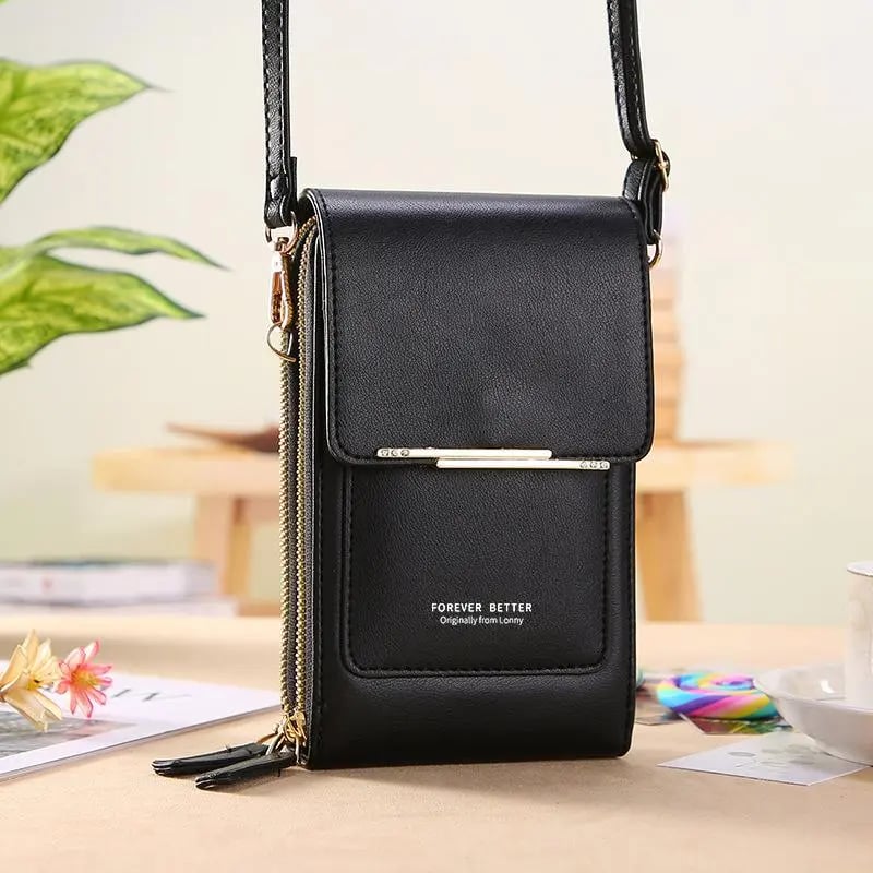 Touchscreen Crossbody Phone Wallet With Card Slots