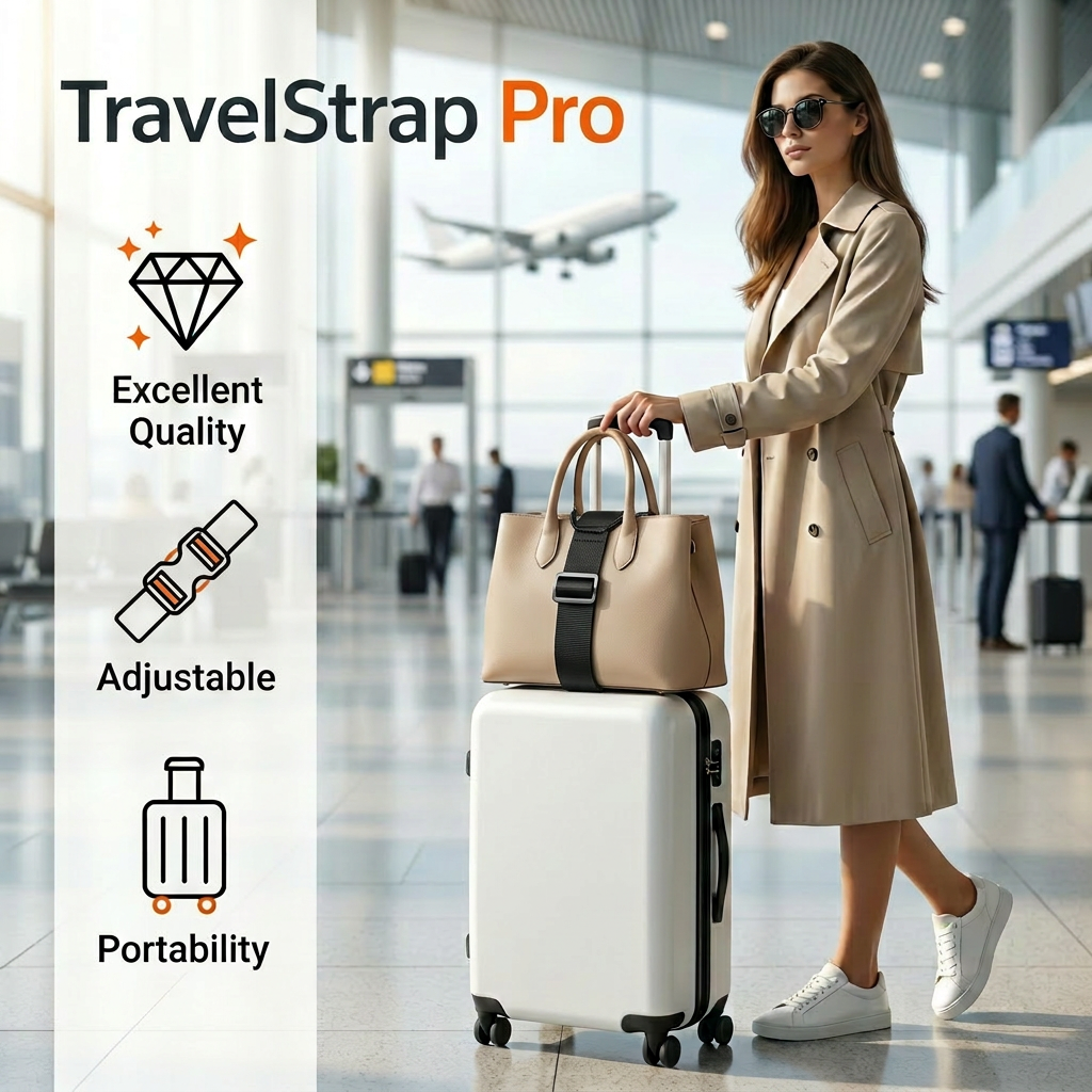 Portable Functional Luggage Strap*