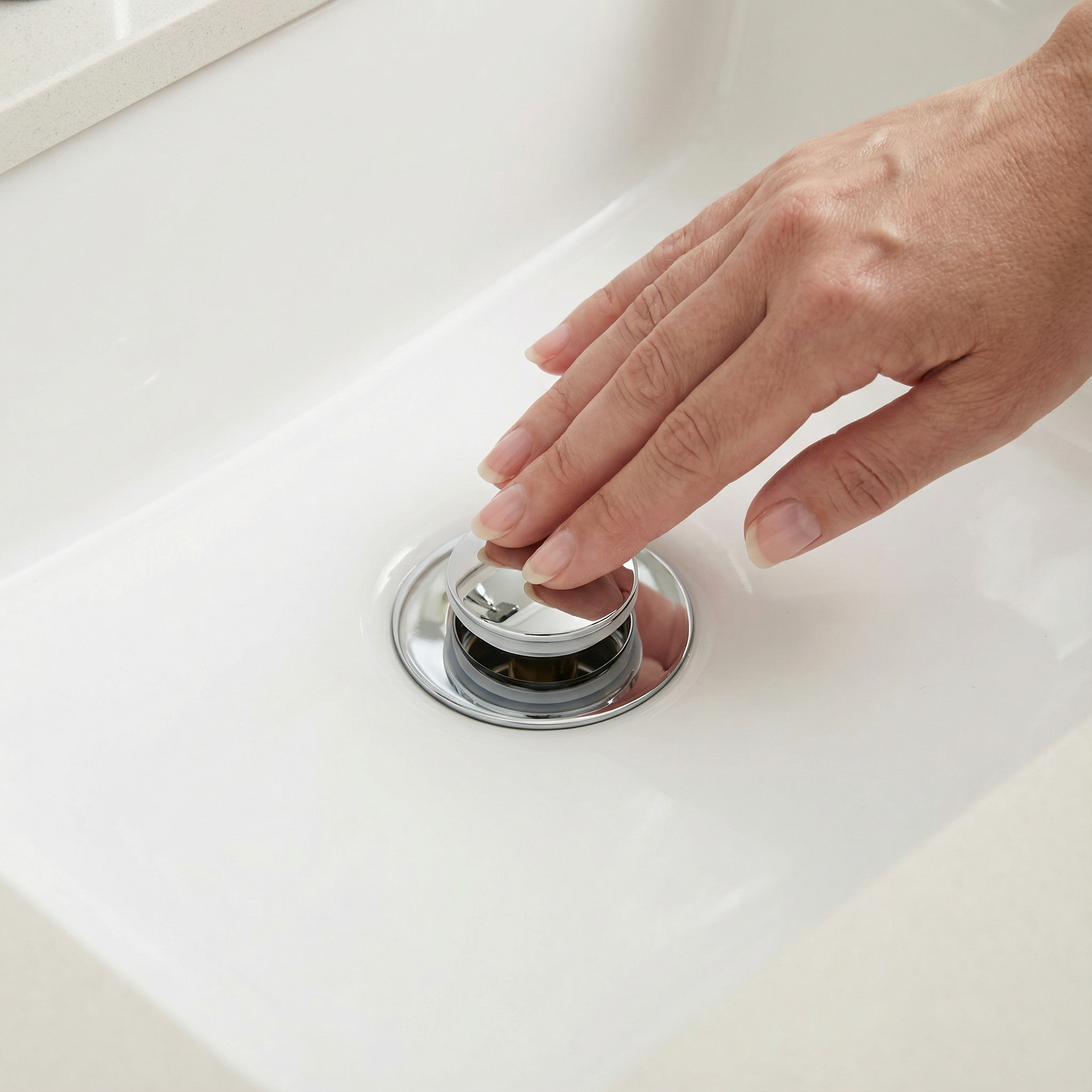 Pop Up Sink Strainer with Hair Catching Basket