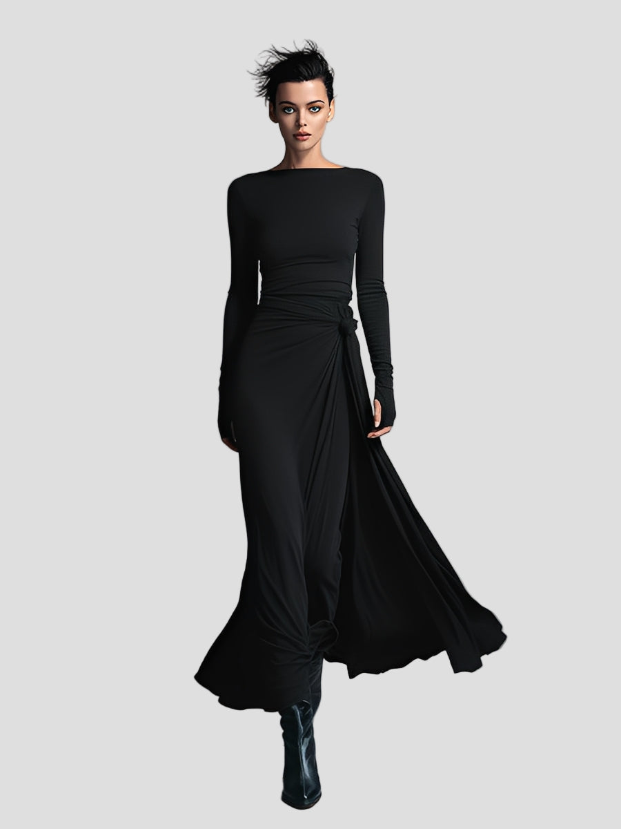 Liora Wrap Maxi Dress