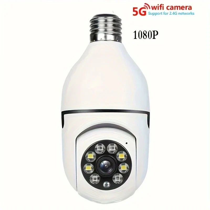 Smart WiFi Light Bulb Camera