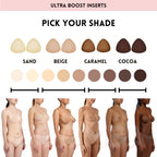 Invisible Lift - Patented Sticky Fashion Bra Inserts Prevents Nipple Slips No Sewing Required Low Cut Tops Womenswear