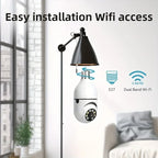 Smart WiFi Light Bulb Camera