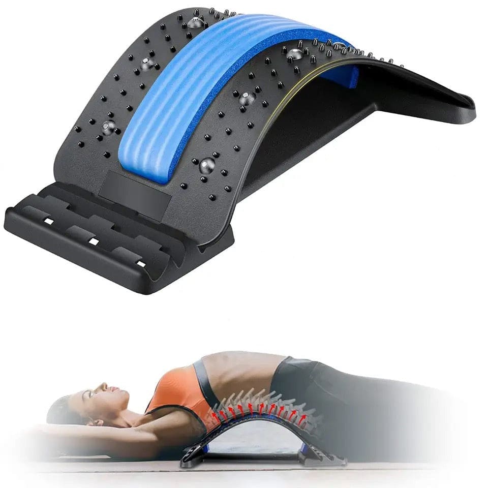 Multi-Level Foam-Pad Spine Traction Stretcher -  😌5-Minute Relief at Home