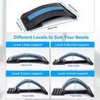 Multi-Level Foam-Pad Spine Traction Stretcher -  😌5-Minute Relief at Home