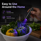 UV Black Light Flashlight For Vegetable Inspection