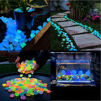 Colorful Glow-in-the-Dark Garden Stones